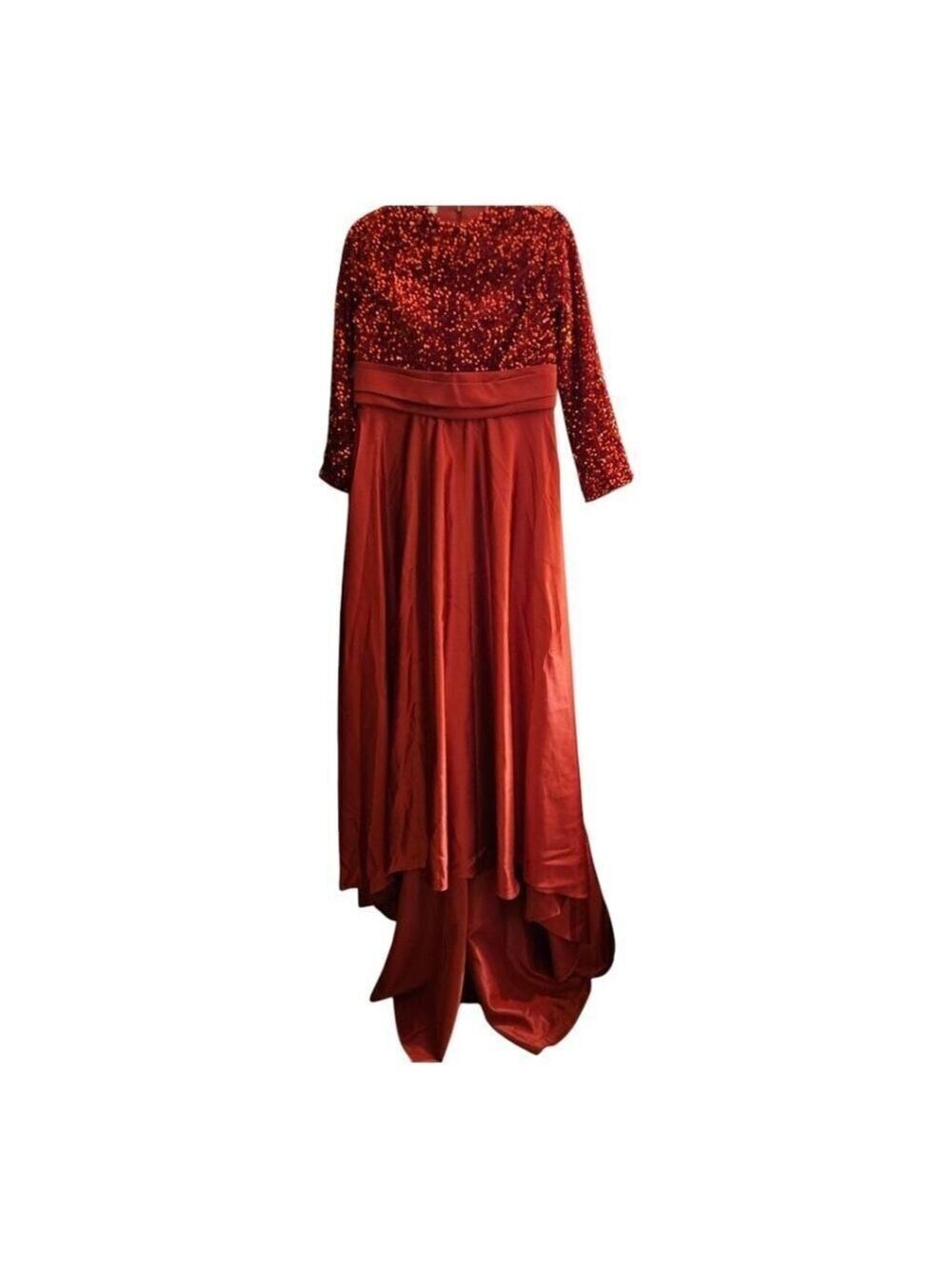 LanTing Wedding Dress, M, Red - Picture 7 of 14